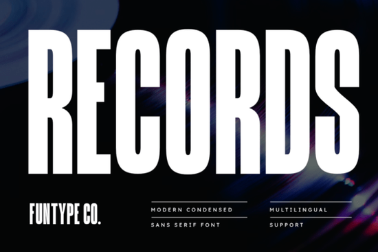 Records Font